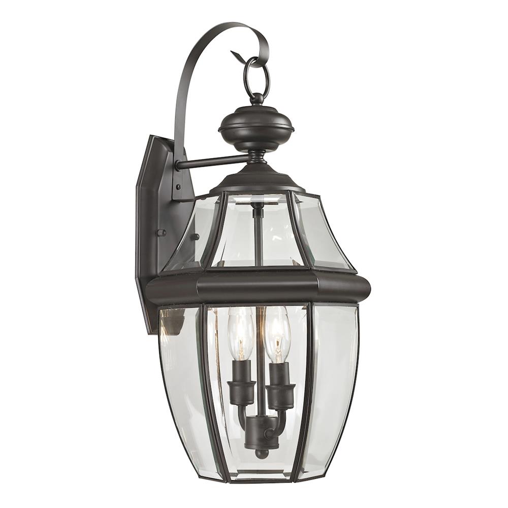 Thomas Lighting 8602EW/75 Ashford 2 Light Outdoor Wall Sconce In Oil Rubbed Bronze