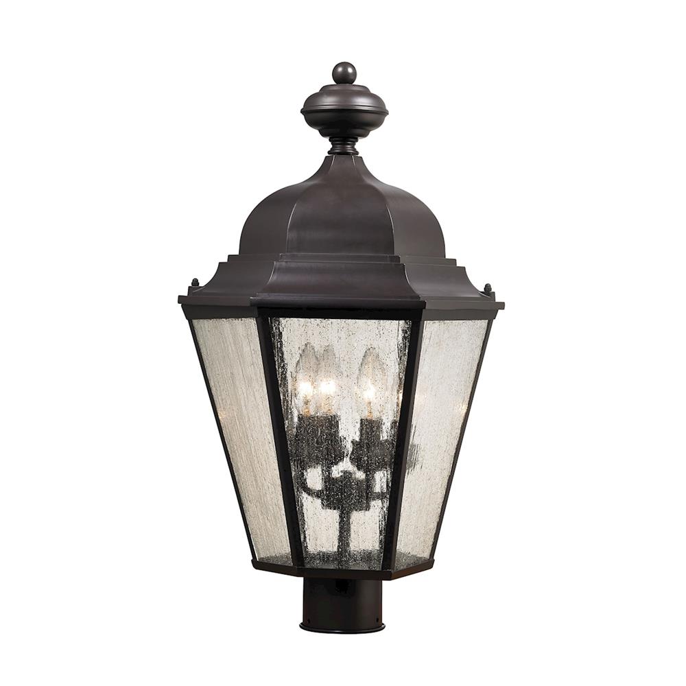 Thomas Lighting 8903EP/75 Cotswold 4 Light Outdoor Post Lamp In Oil Rubbed Bronze