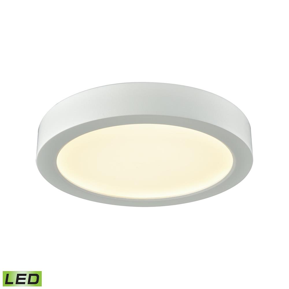 Thomas Lighting CL781034 Titan 6" LED Flush In White With A White Acrylic Diffuser