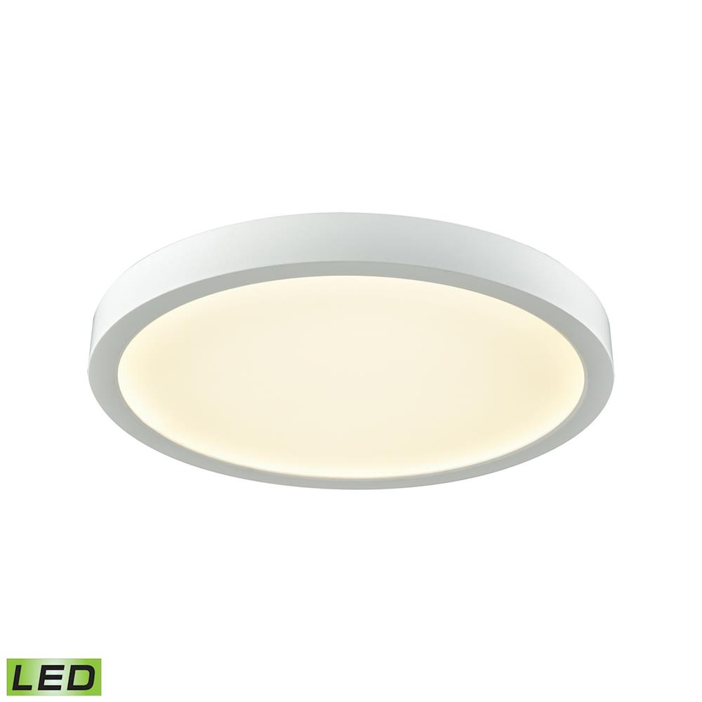 Thomas Lighting CL781234 Titan 10" LED Flush In White With A White Acrylic Diffuser