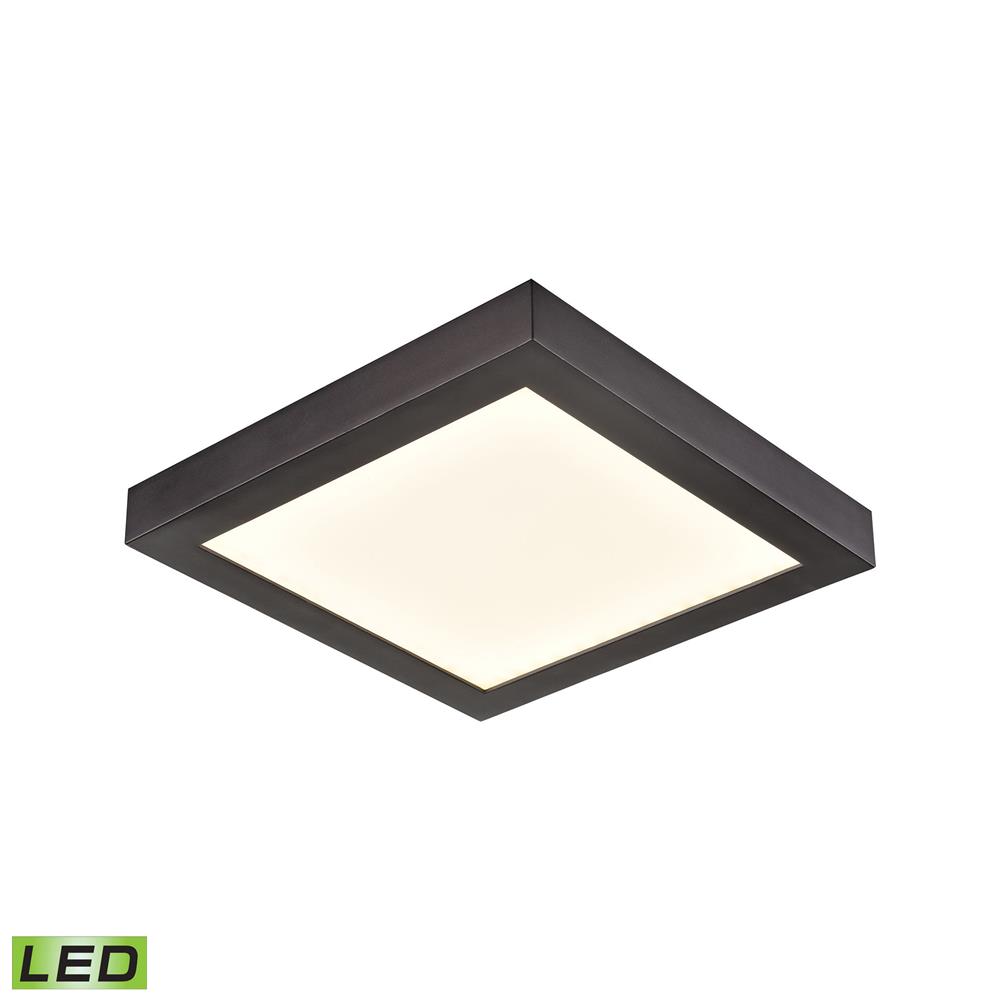 Thomas Lighting CL791331 Ceiling Essentials Titan 5.5-inch Square Flush Mount in Oil Rubbed Bronze - Integrated LED