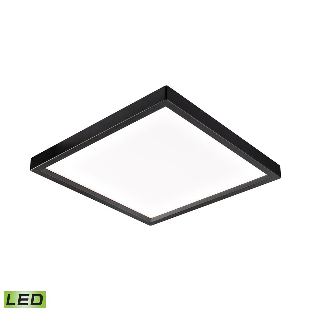 Thomas Lighting CL791531 Ceiling Essentials Titan 9.5-inch Square Flush Mount in Oil Rubbed Bronze - Integrated LED