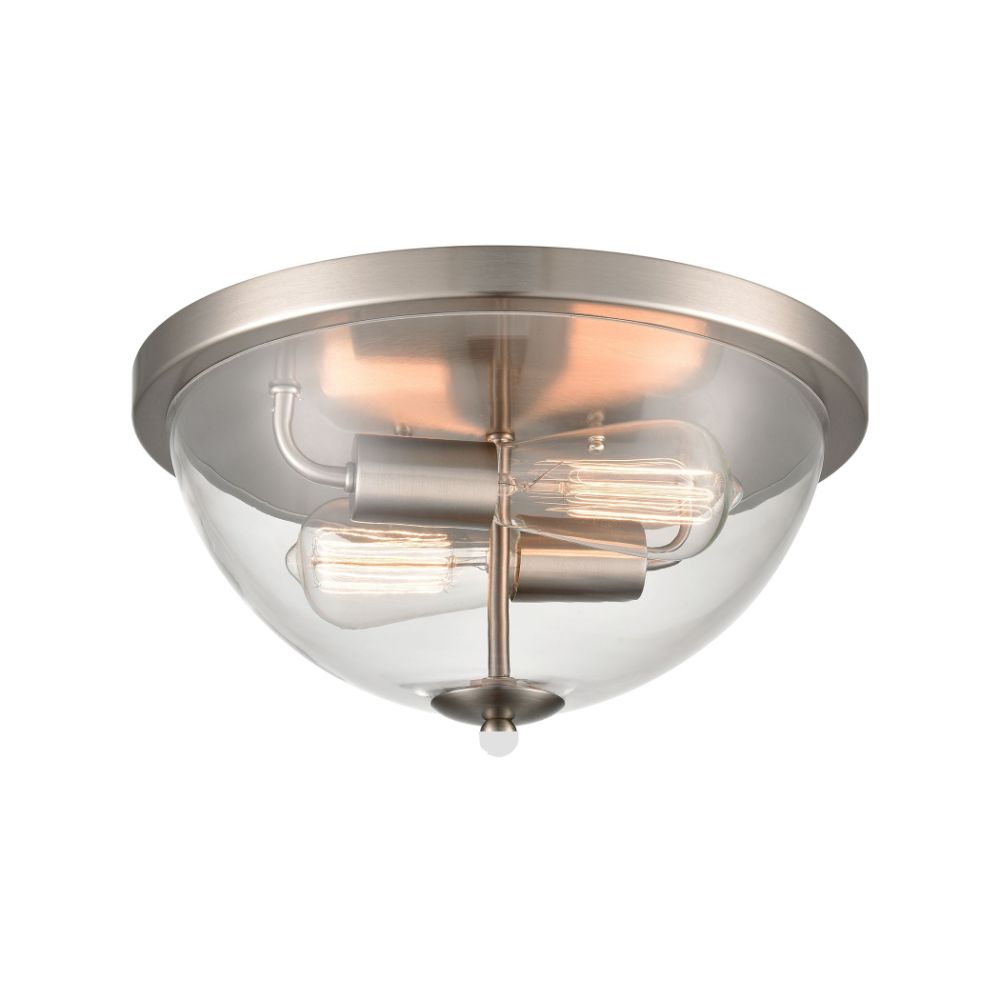 Thomas Lighting CN280232 Flush Mount in Brushed Nickel for the Astoria Collection                                             