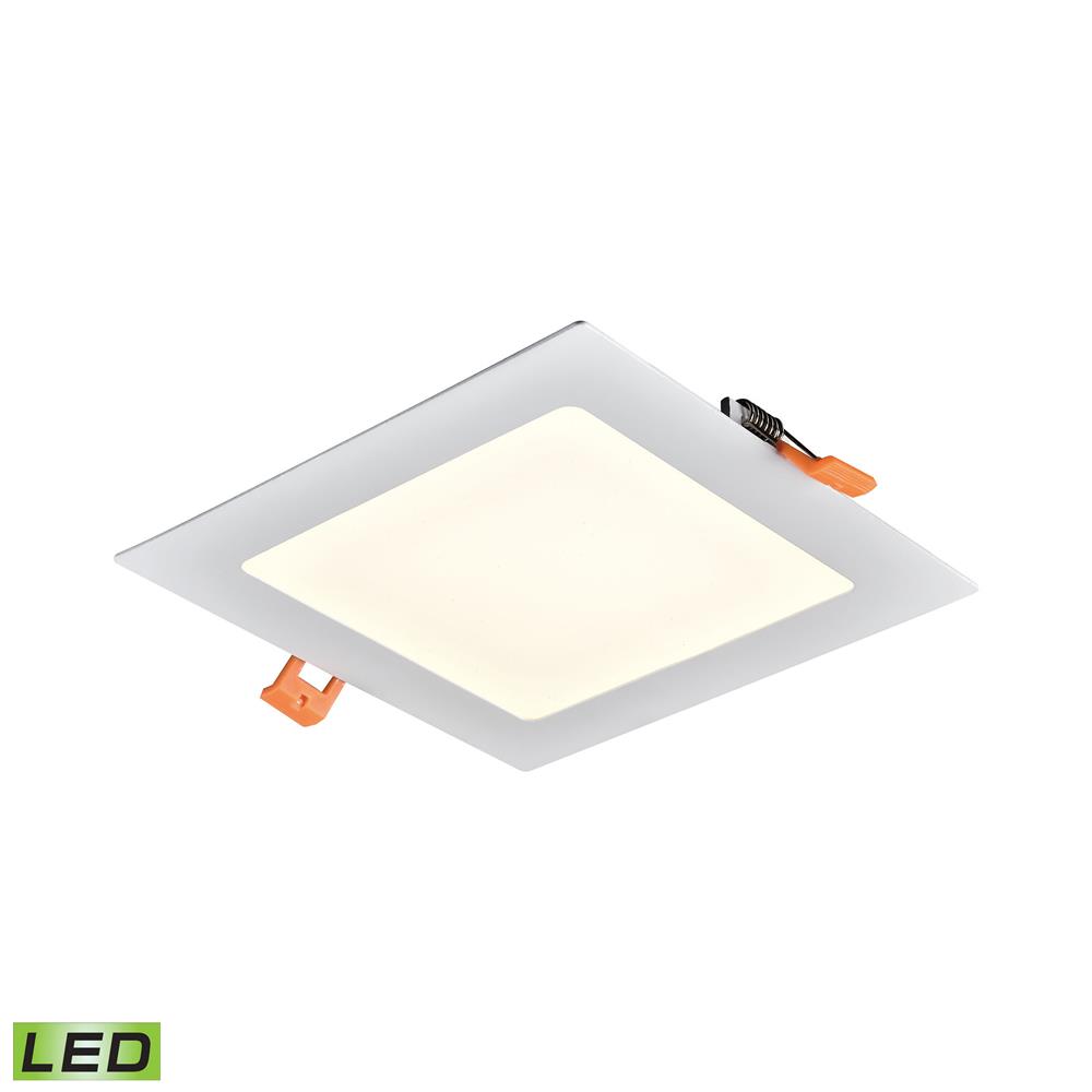 Thomas Lighting LR11064 Mercury 6-inch Square Recessed Light in White - Integrated LED