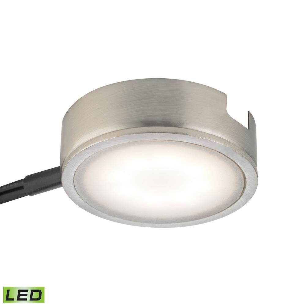 Thomas Lighting MLE301-5-16M Tuxedo 1 Light LED Undercabinet Light In Satin Nickel With Power Cord And Plug