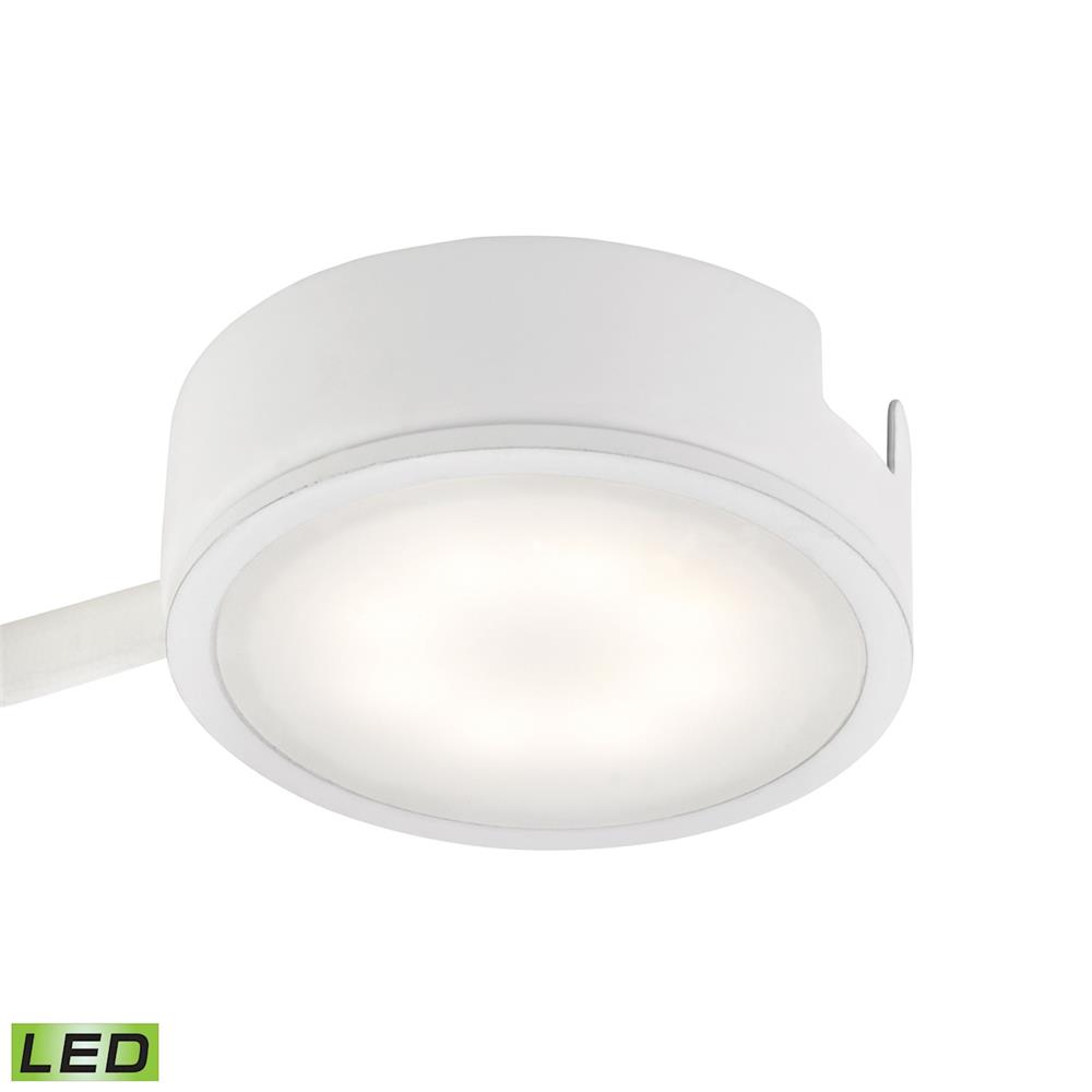 Thomas Lighting MLE301-5-30 Tuxedo 1 Light LED Undercabinet Light In White With Power Cord And Plug