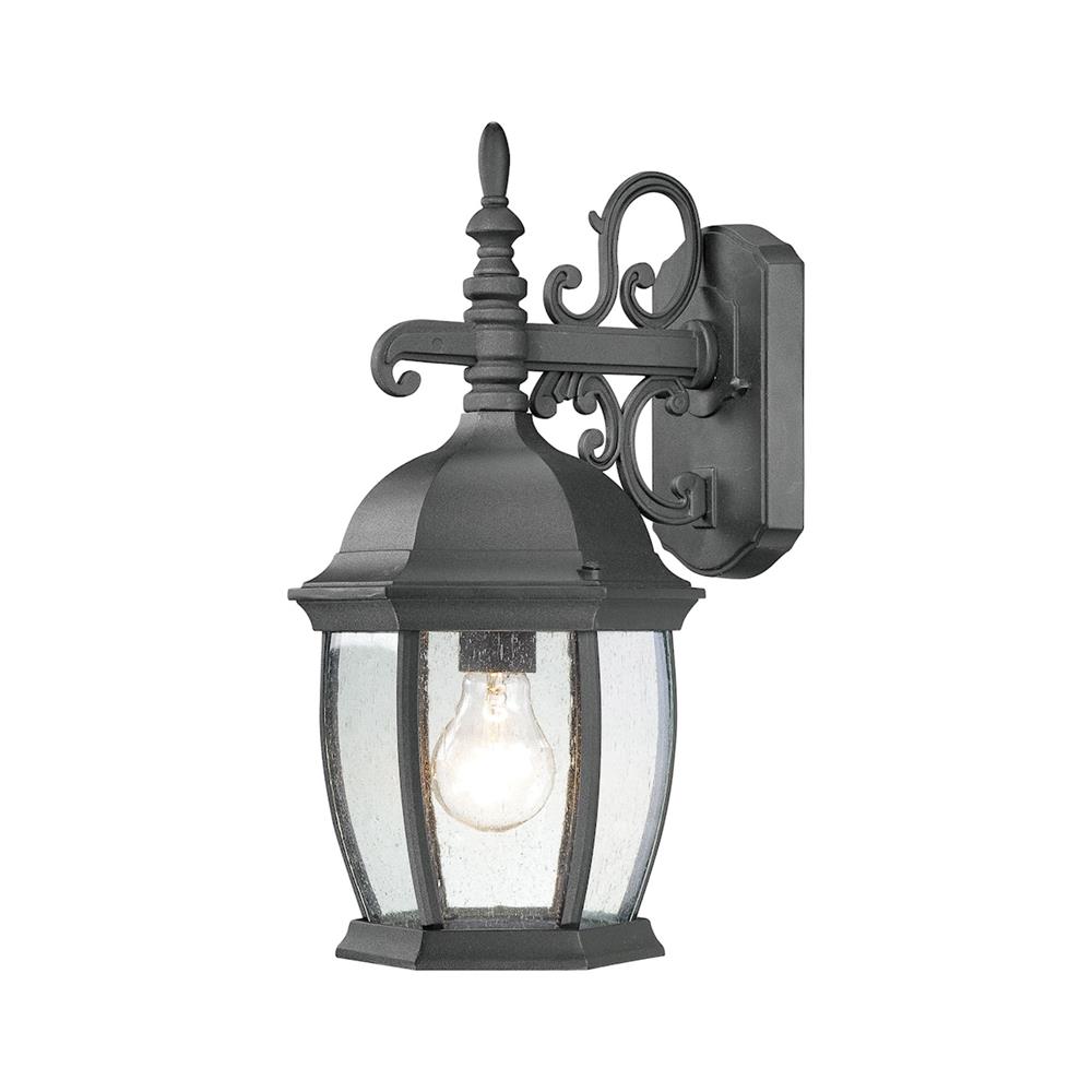 Thomas Lighting SL92287 Covington 1-light Outdoor Wall Lantern in Black