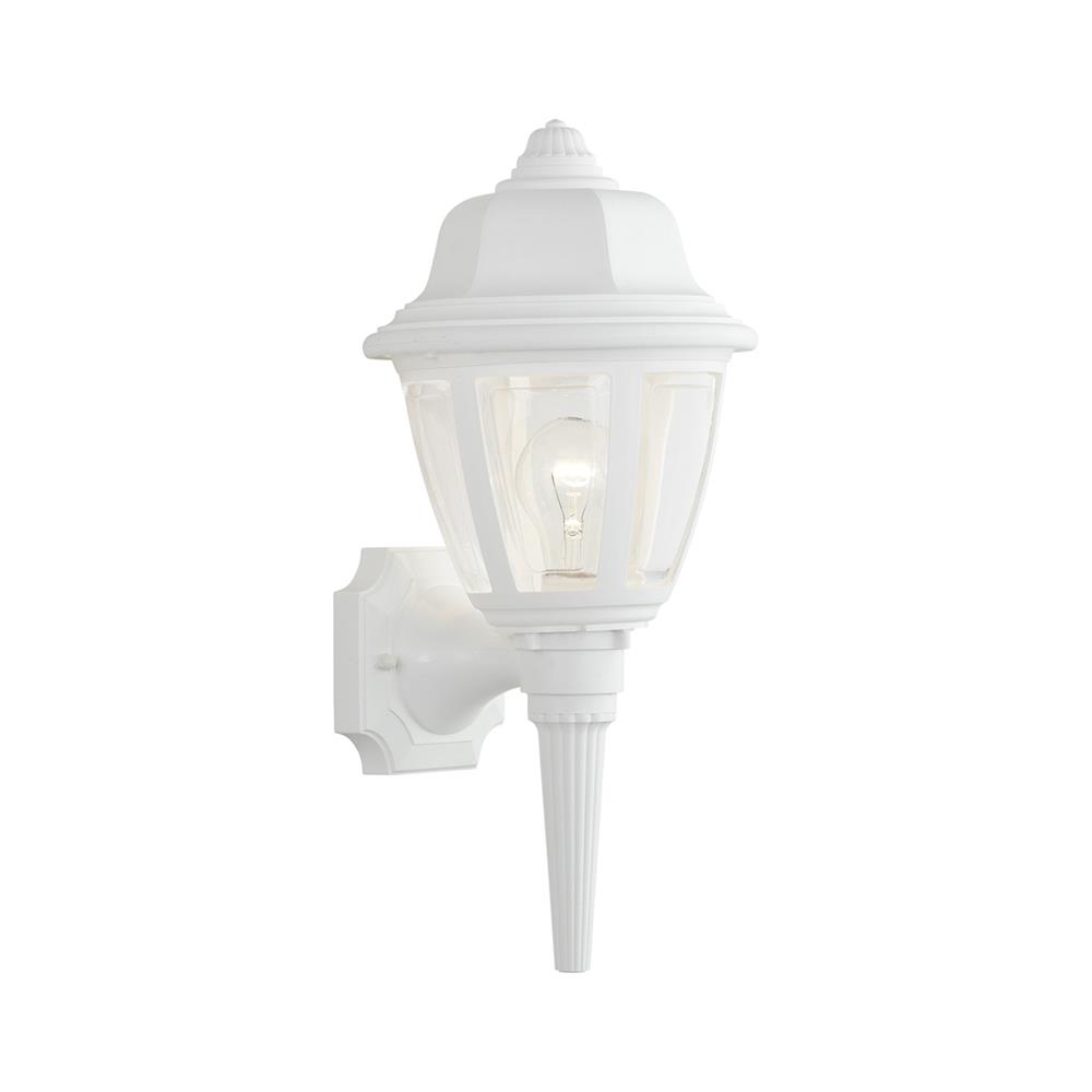 Thomas Lighting SL94428 1-light Outdoor Wall Lantern in Matte White
