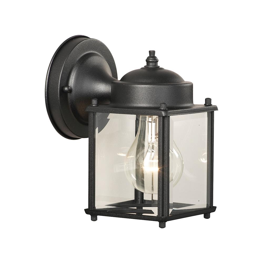 Thomas Lighting SL94697 Park Avenue 1-light Outdoor Wall Lantern in Black