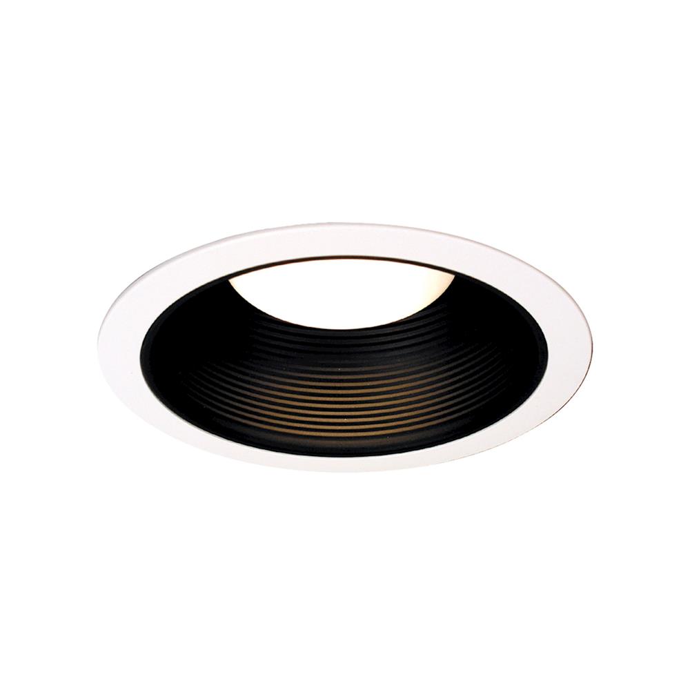 Thomas Lighting TRM30 6" Recessed Trim 6" Indoor Black Stepped Recessed Baffle Trim for PS9; Not for Use with PS1-NSP