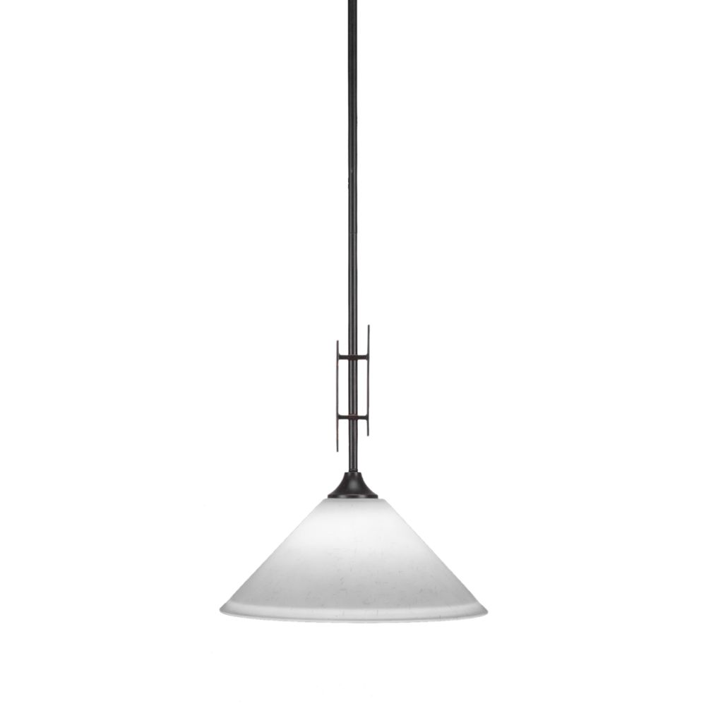 Toltec Lighting 320-AS-316 Uptowne 1 Light Mini Pendant Shown In Aged Silver Finish With 12" White Muslin Glass