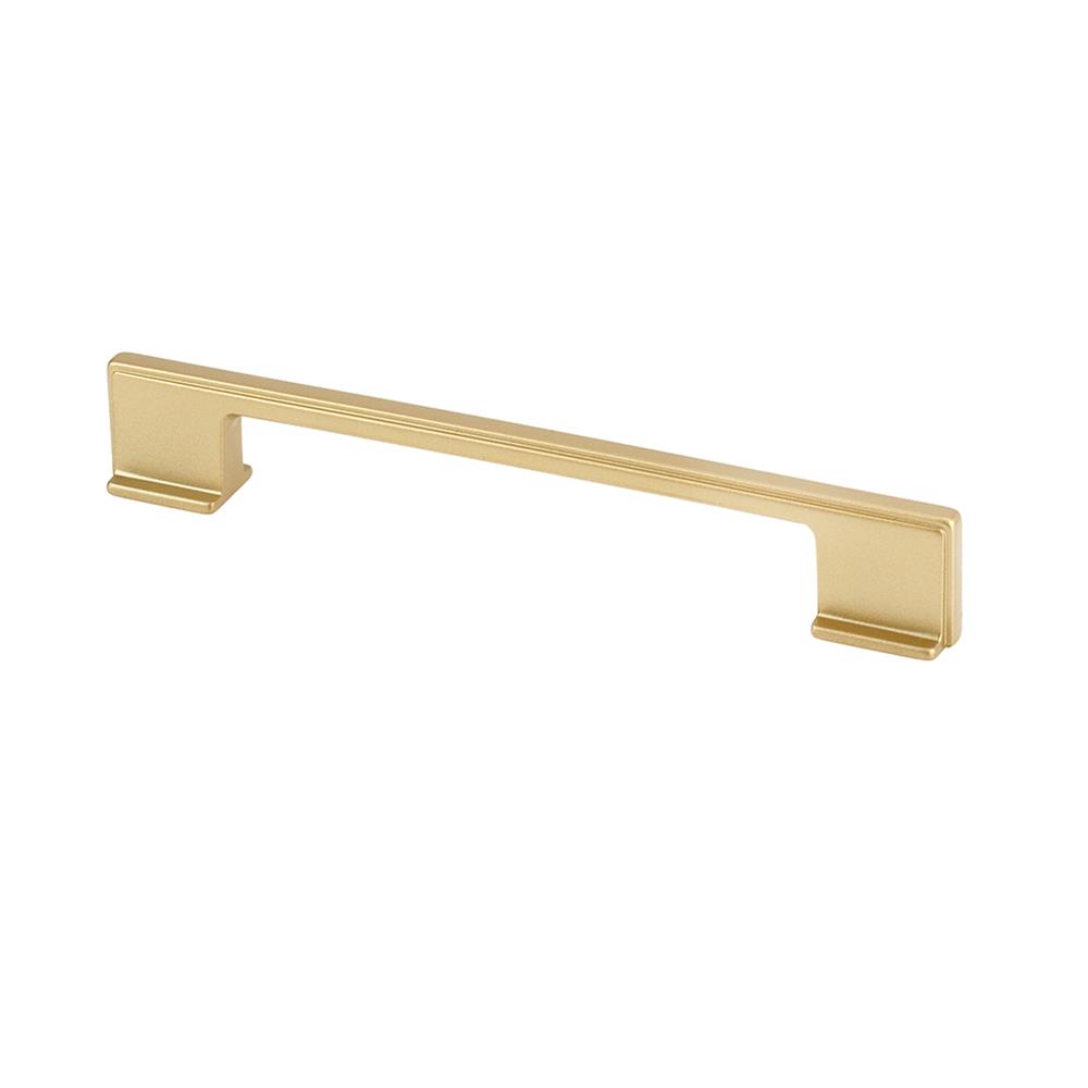 Topex 8-10321601280903 THIN SQUARE CABINET PULL HANDLE MATTE BRASS 128MM OR 160MM