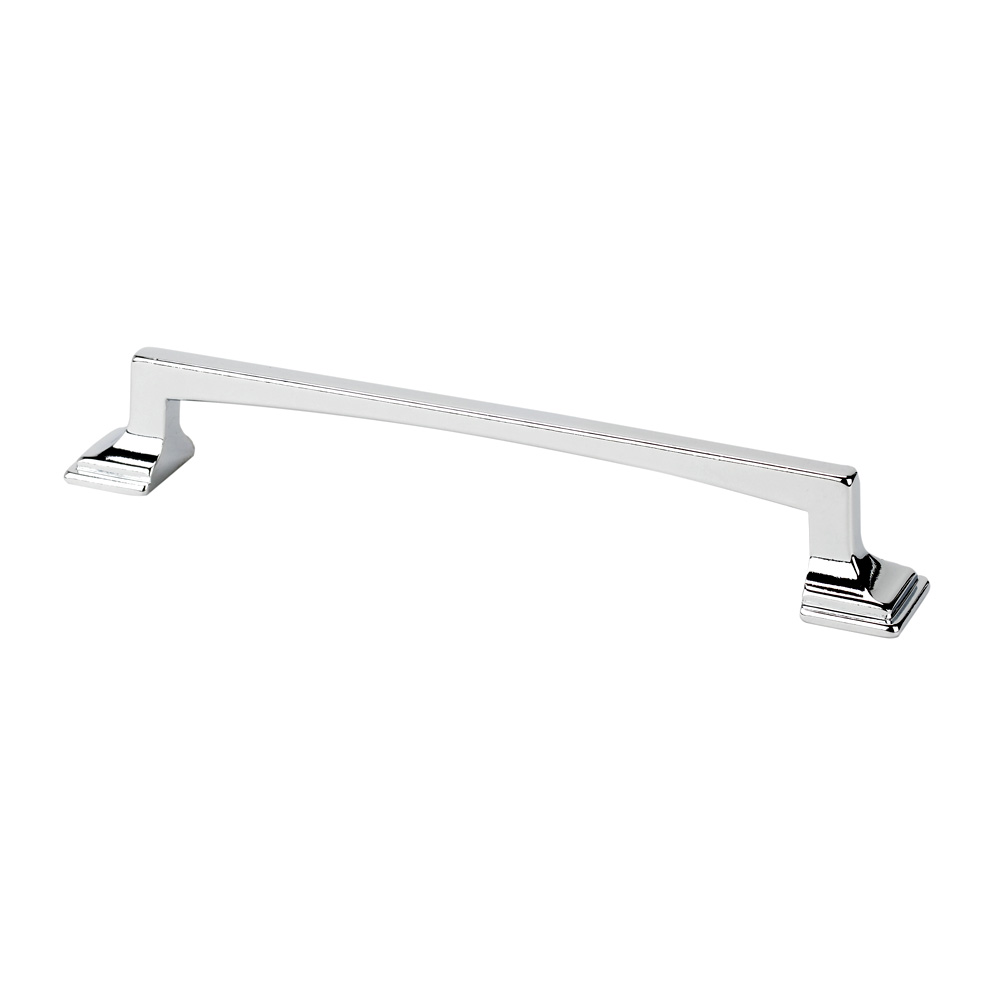 Topex 9-1335012840 Thin Square Transitional Cabinet Pull Bright Chrome 128Mm