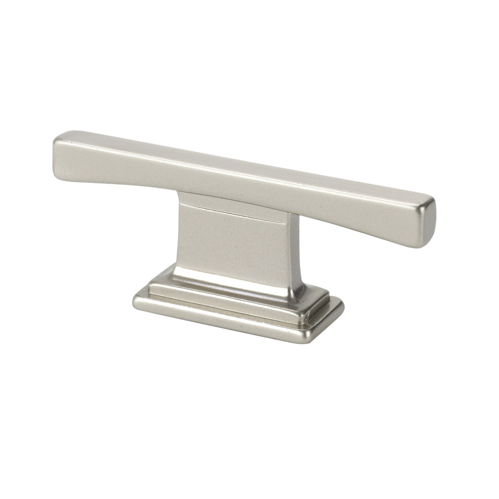 Topex 9-1336001635 Thin Square Transitional T Cabinet Pull Satin Nickel 16Mm