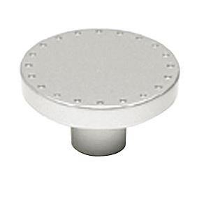 TOPEX HARDWARE Z20840500067 ROUND SPOTTED EDGE KNOB IN STAINLESS STEEL
