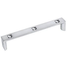 TOPEX M1866A160CRLSWA RECTANGULAR PULL WITH 3 CRYSTALS IN CHROME