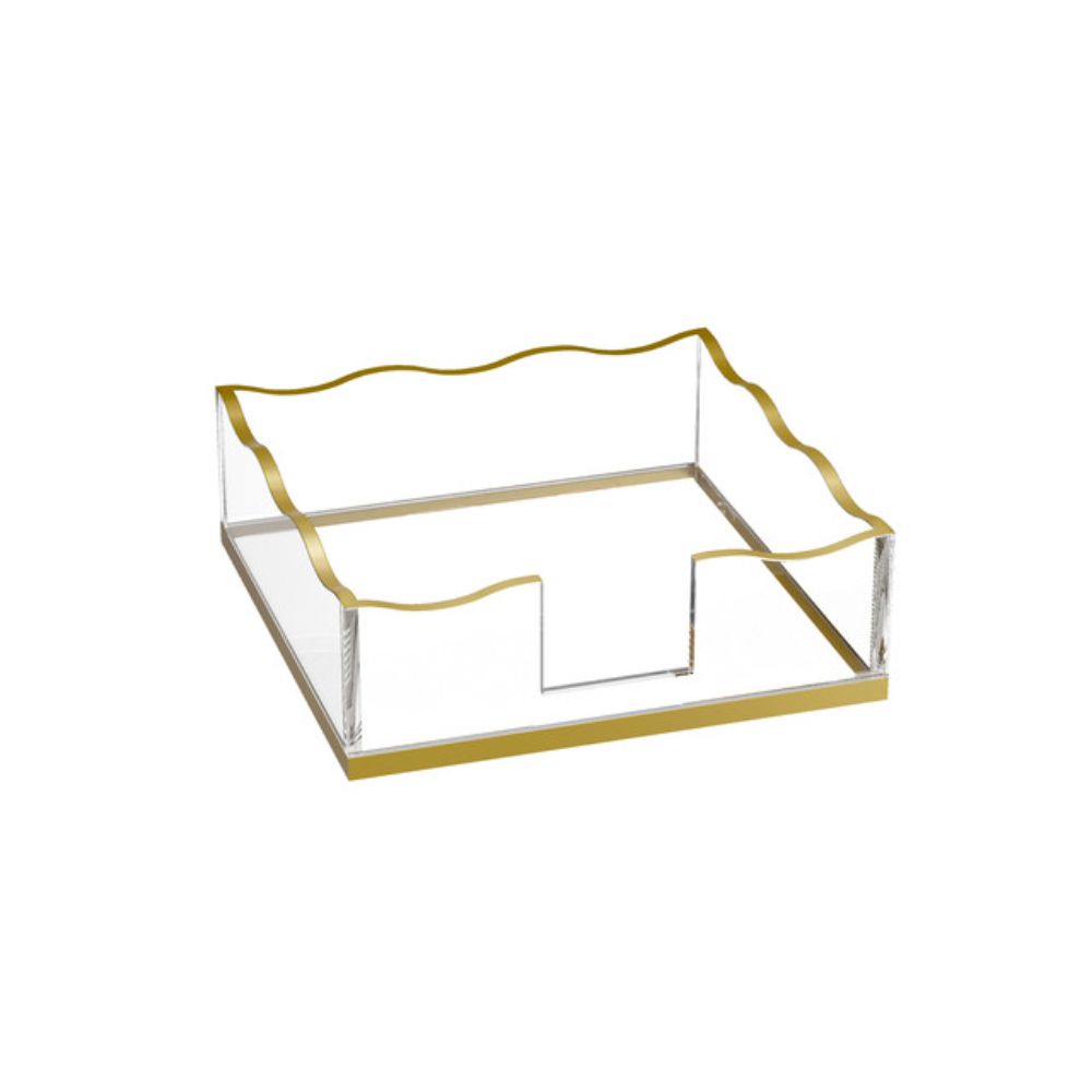 Feldart Wave Napkin Holder - Gold
