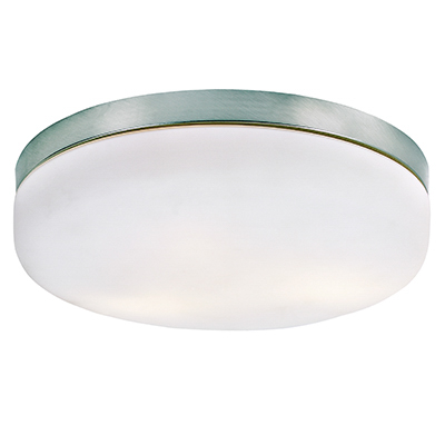 Trans Globe Lighting PL-8874 Carmel 13" Indoor Brushed Nickel Contemporary Flushmount