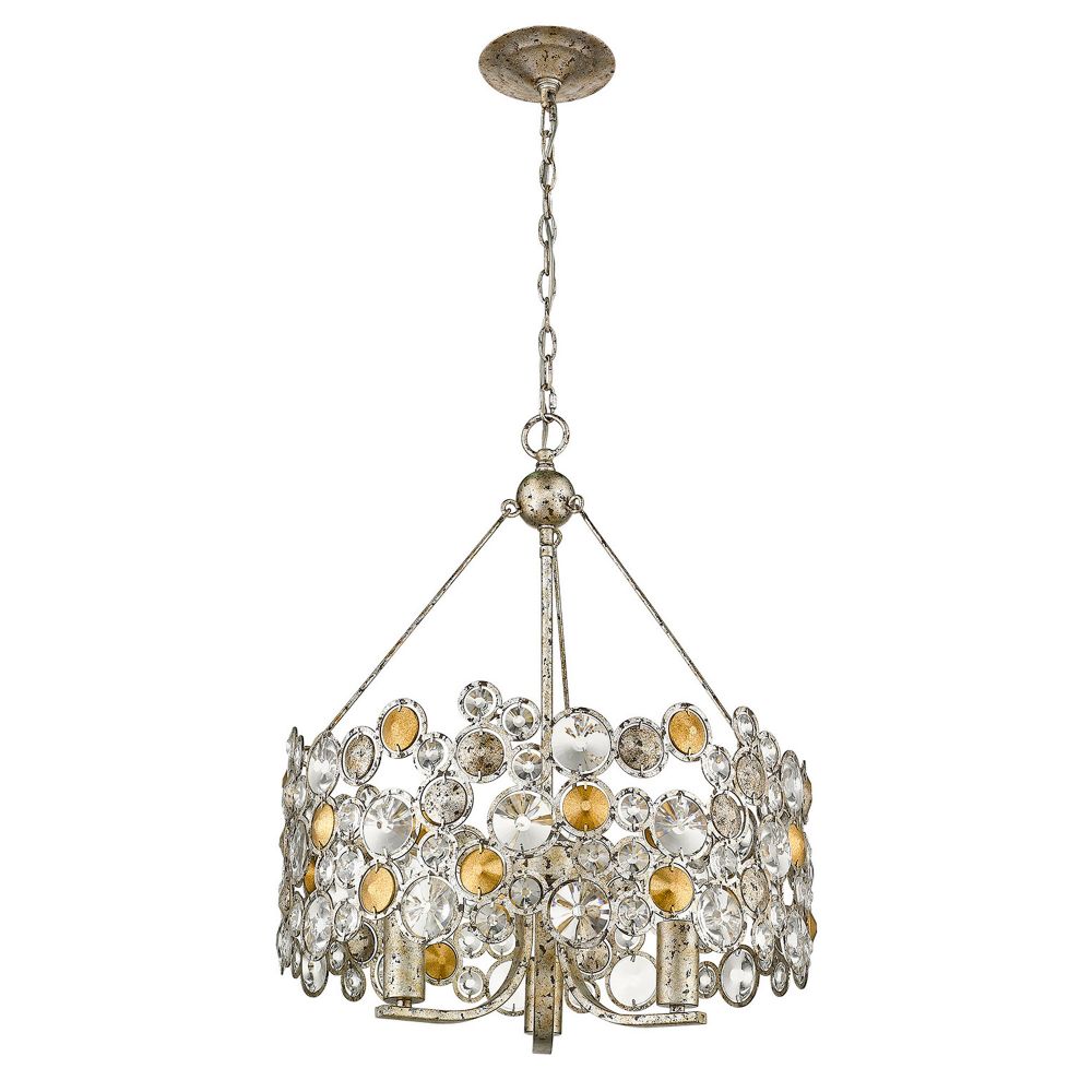 Trend by Acclaim Lighting TP10001ASL Vitozzi in Antique Silver Leaf