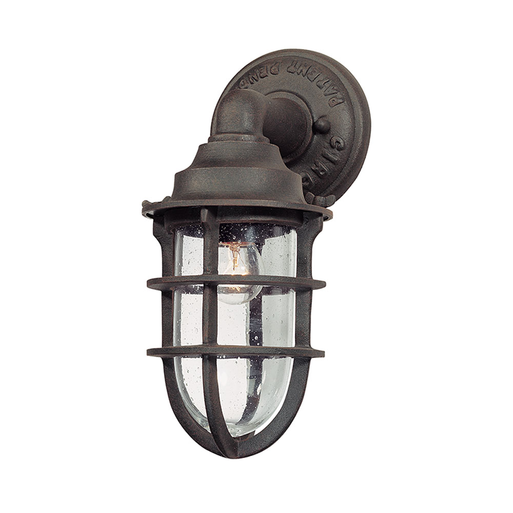 Troy Lighting B1865-HBZ Wilmington 1 Light Small Wall Lantern in Nautical Rust