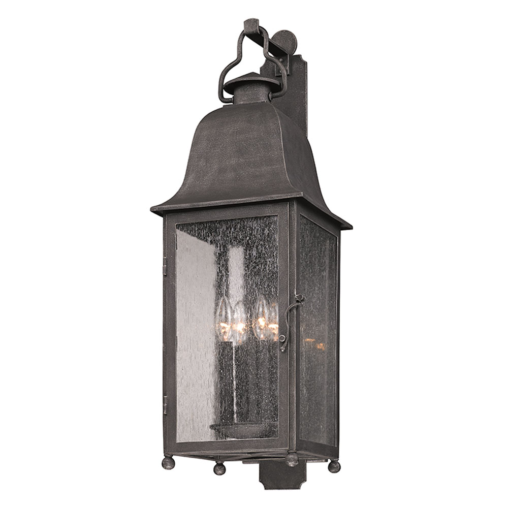 Troy Lighting B3213 Larchmont 4 Light Large Wall Lantern in Aged Pewter