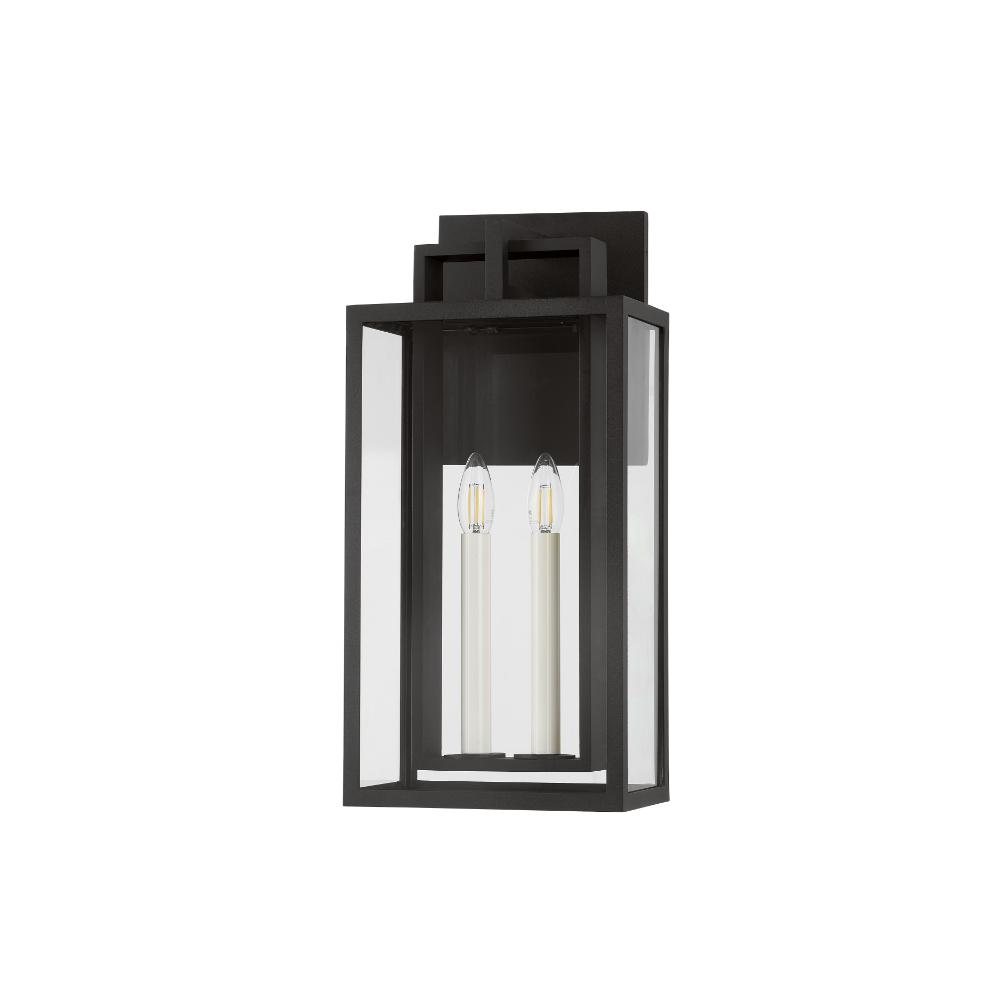 Troy Lighting B3620-TBK Amire Exterior Wall Sconce in Textured Black