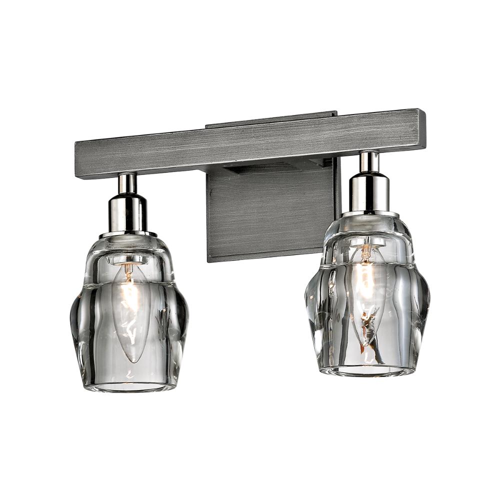 Troy Lighting B6002-GRA/PN Citizen Bath and Vanity - Graphite And Polished Nickel