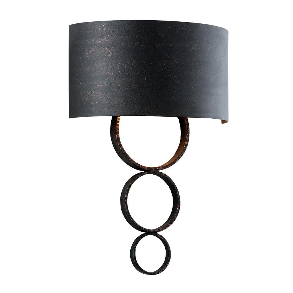 Troy Lighting B7232-CH Rivington Wall Sconce in Charred Copper