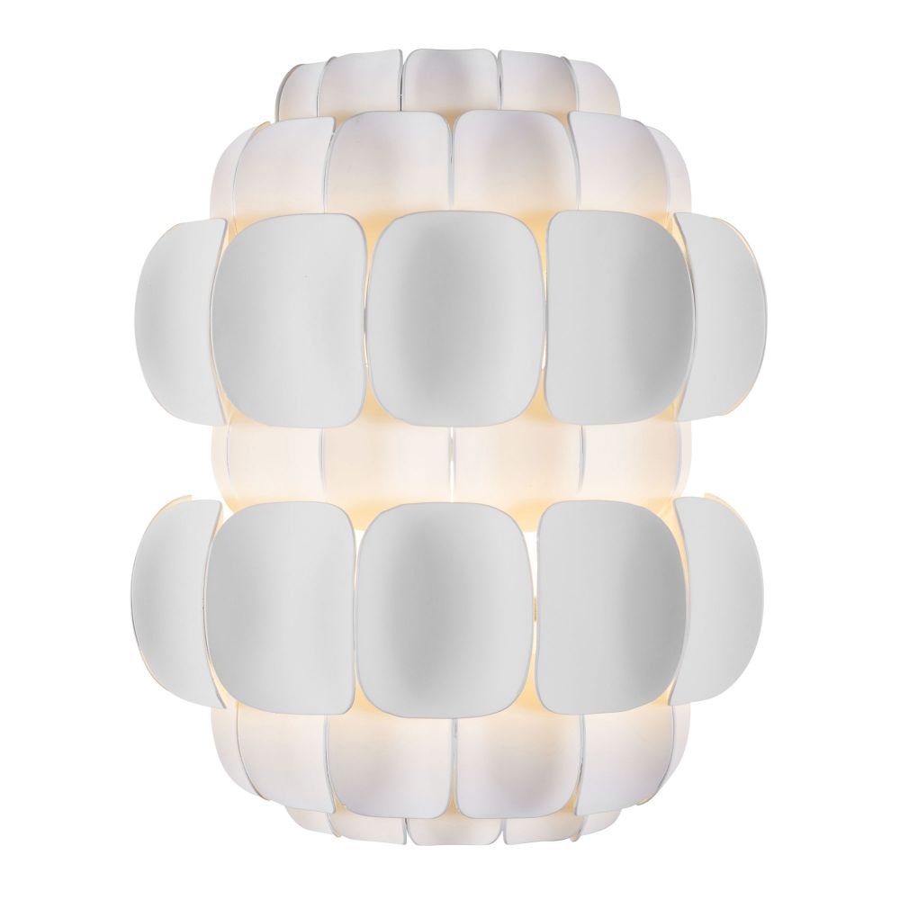 Varaluz 382W01MW Swoon 1-Lt Sconce - Matte White