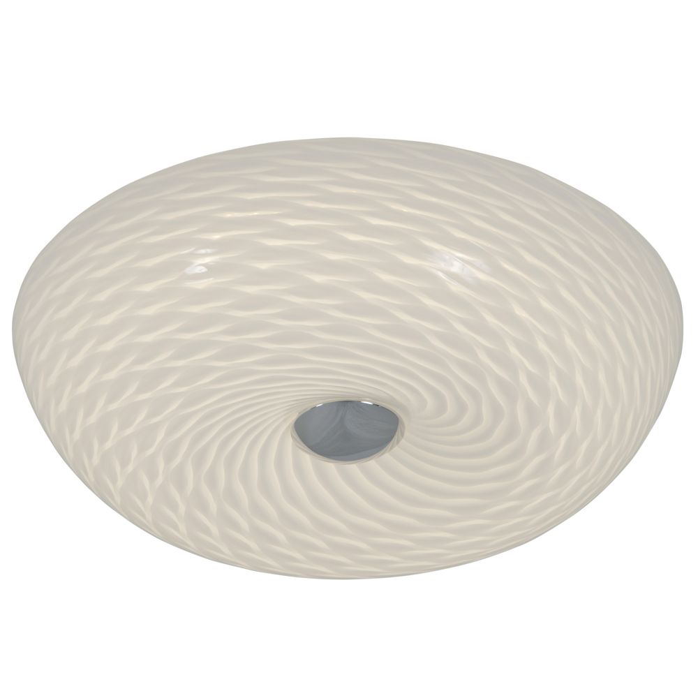 Varaluz AC1581 Swirled 2-Lt Small Flush Mount - French Feather