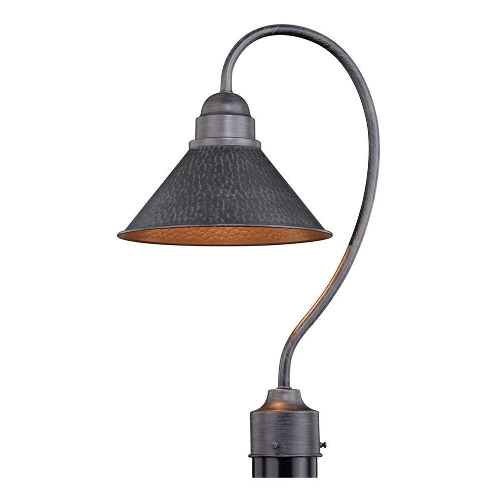 Vaxcel Lighting T0348 Outland 10" Outdoor Post Light Aged Iron