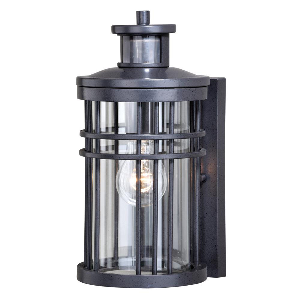 Vaxcel Lighting T0366 Wrightwood Dualux® 6" Outdoor Wall Light Vintage Black