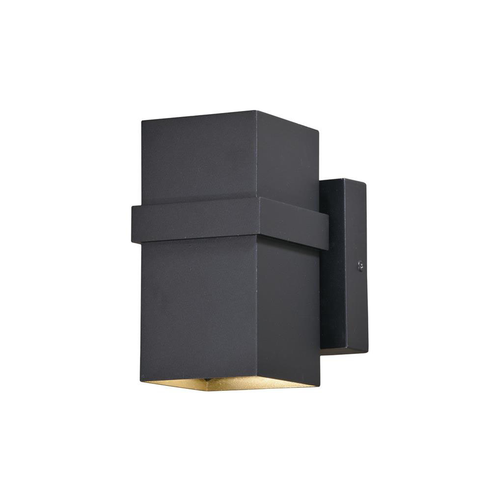 Vaxcel Lighting T0397 Lavage 7"H LED Outdoor Wall Light Textured Black