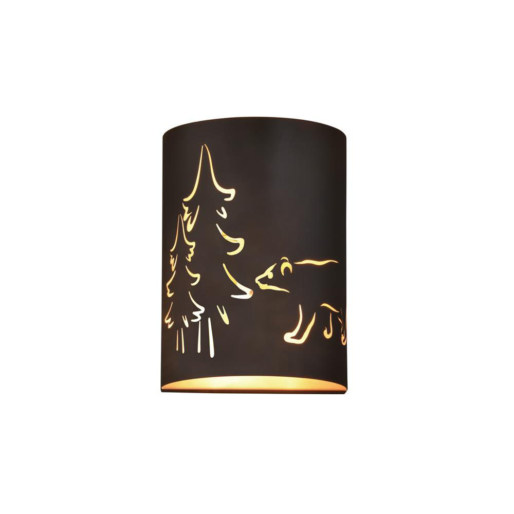 Vaxcel Lighting W0277 Katmai 2 Light Wall Sconce in Noble Bronze and Brass Gold