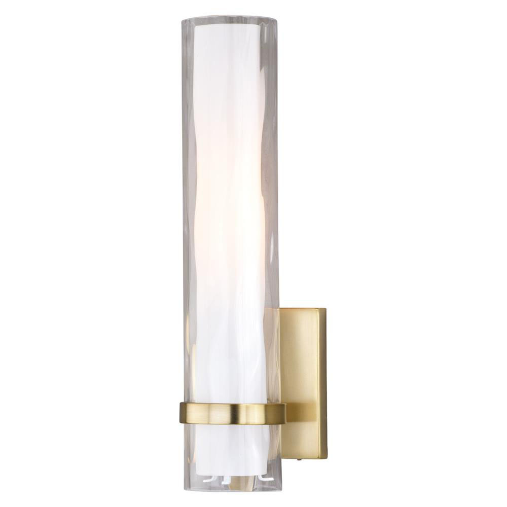Vaxcel Lighting W0309 Vilo 1 Light Wall Light Golden Brass 