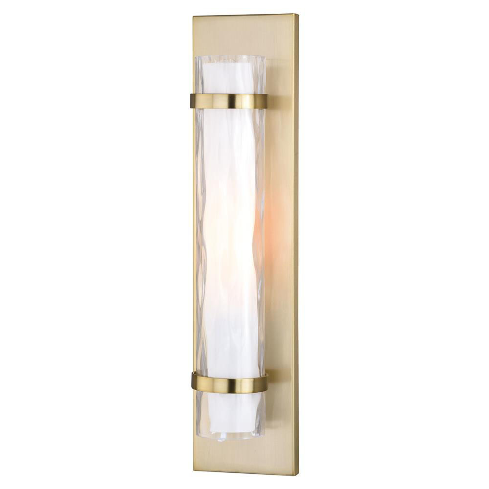 Vaxcel Lighting W0310 Vilo 1 Light Wall Sconce Golden Brass
