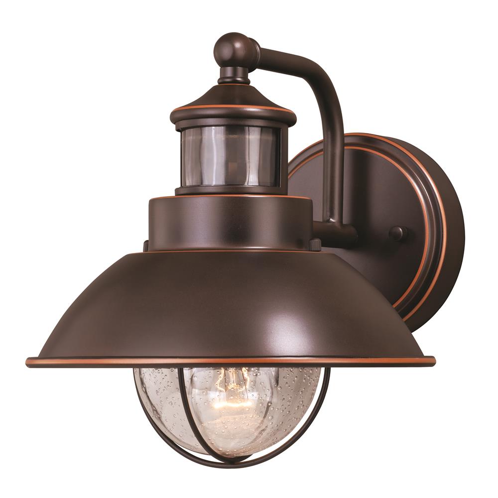 Vaxcel Lighting T0252 Harwich Dualux 8" Outdoor Wall Light Burnished Bronze
