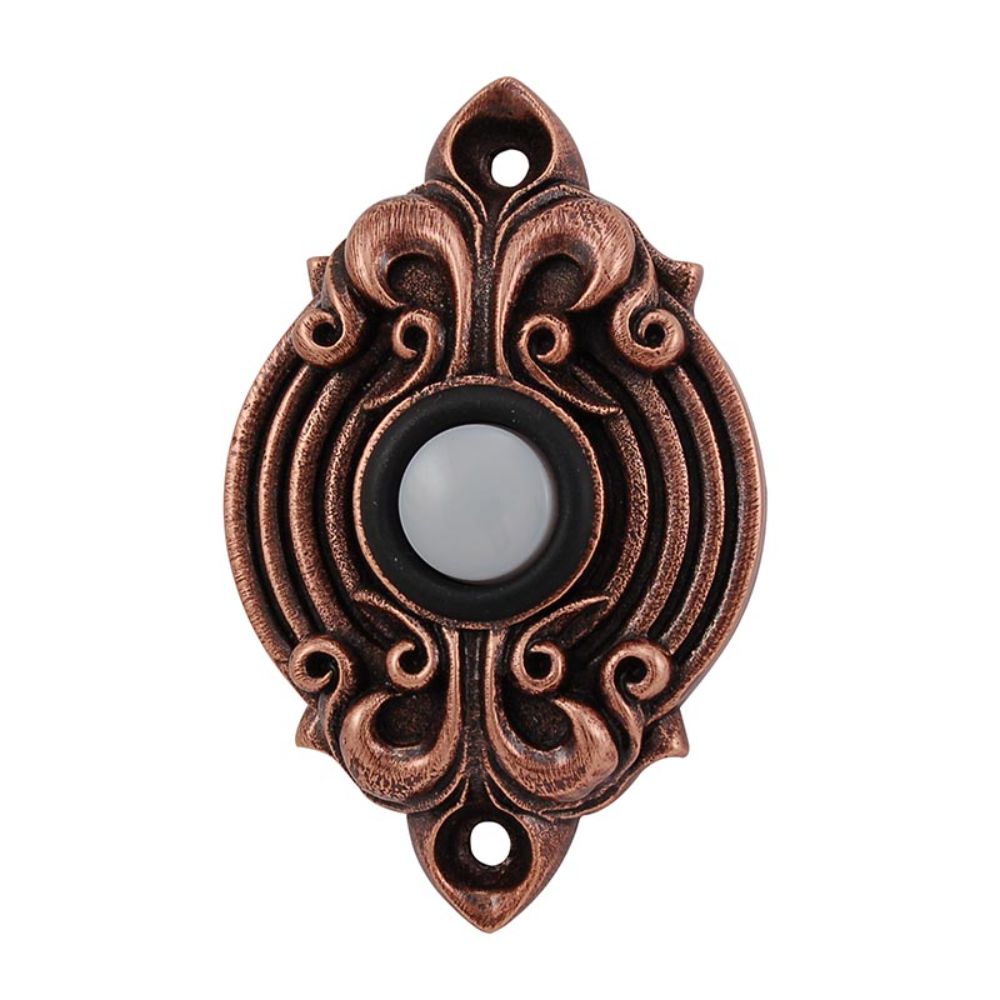 Vicenza D4006-AC Sforza Doorbell in Antique Copper