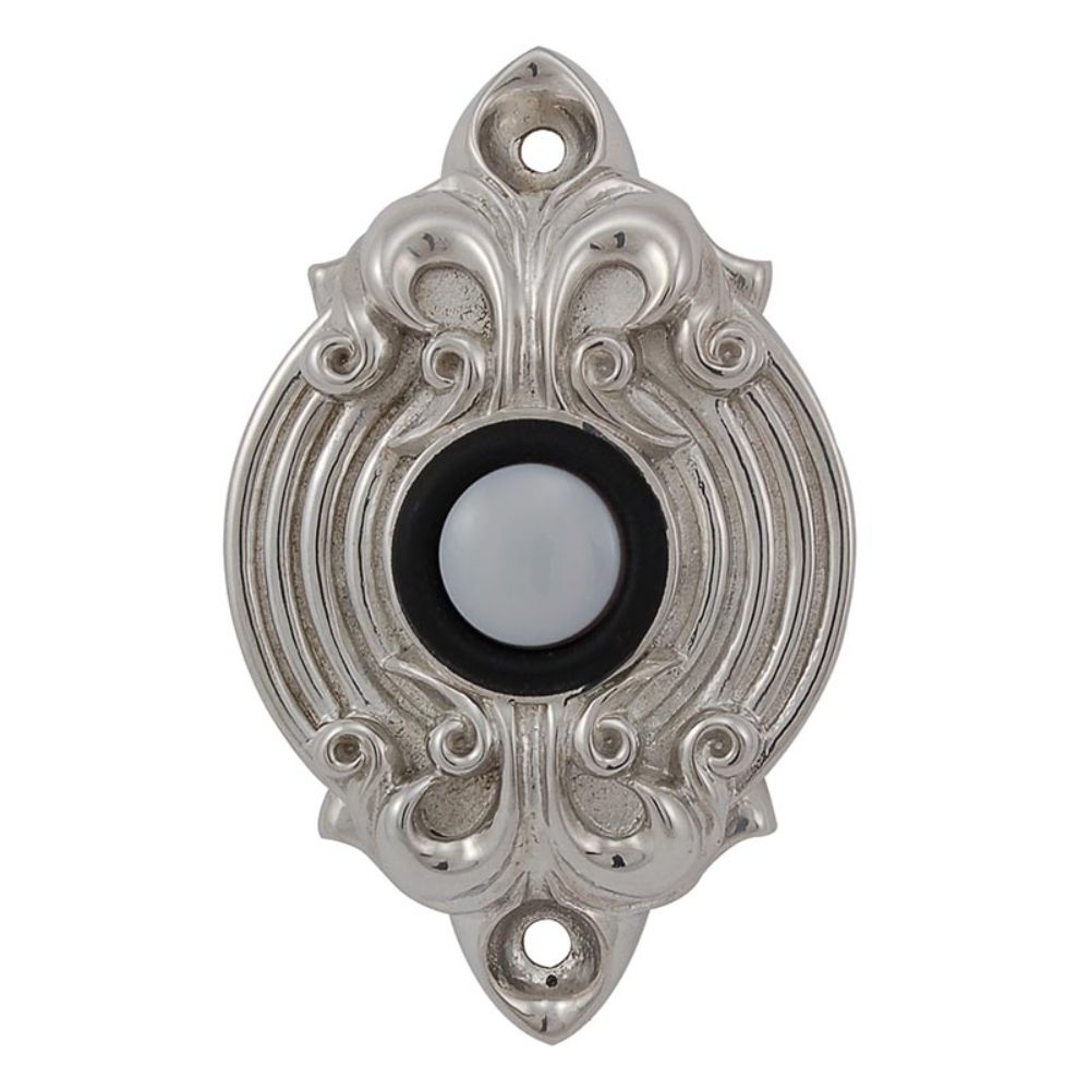 Vicenza D4006-PS Sforza Doorbell in Polished Silver