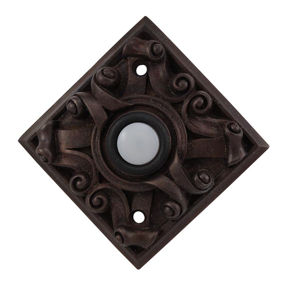 Vicenza D4008-OB Sforza Square Doorbell in Oil-Rubbed Bronze