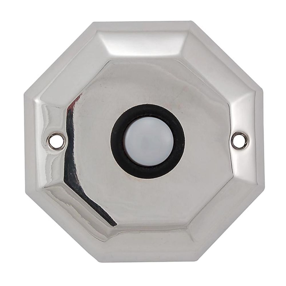 Vicenza D4011-PN Archimedes Octagon Doorbell in Polished Nickel