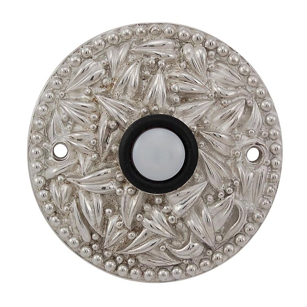 Vicenza D4013-PN San Michele Round Doorbell in Polished Nickel