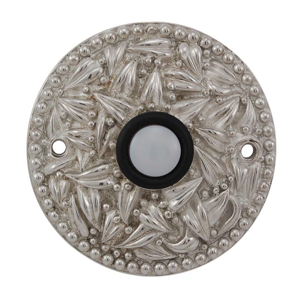 Vicenza D4013-PS San Michele Round Doorbell in Polished Silver