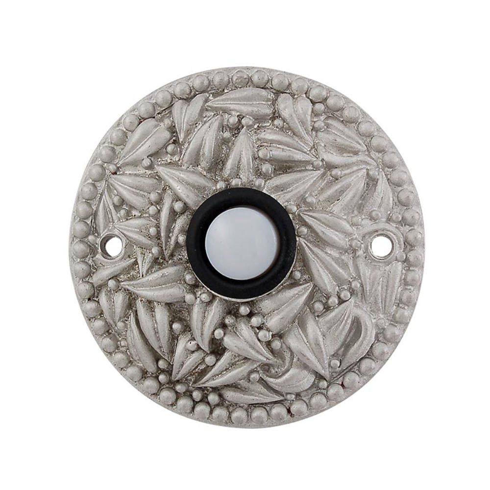 Vicenza D4013-SN San Michele Round Doorbell in Satin Nickel