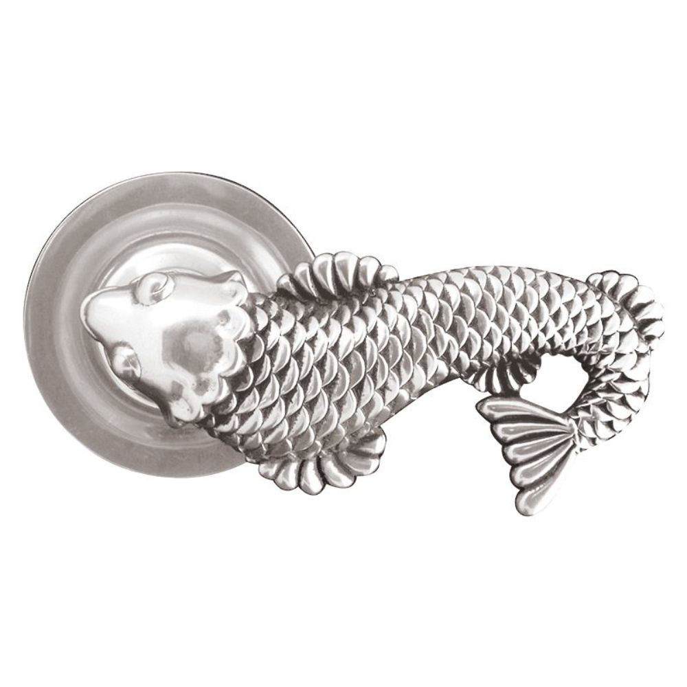 Vicenza DHDU8006-PS Pollino Door Handle Dummy Koi in Polished Silver