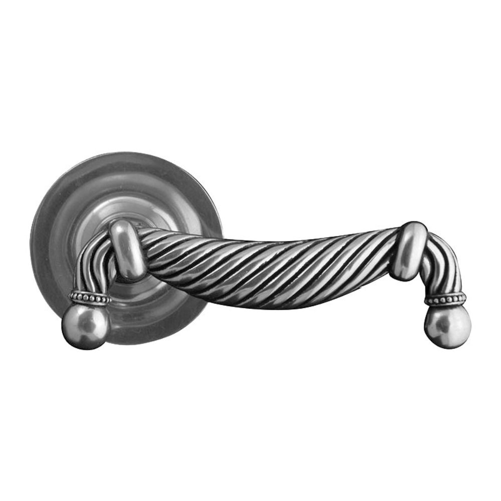 Vicenza DHDU8007-AS Equestre Door Handle Dummy in Antique Silver