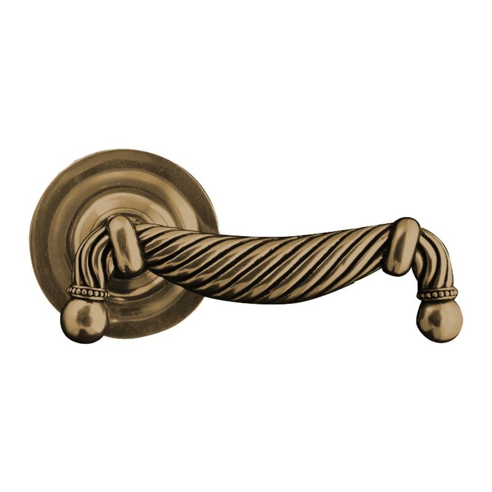 Vicenza DHPA8007-AB Equestre Door Handle Passage in Antique Brass