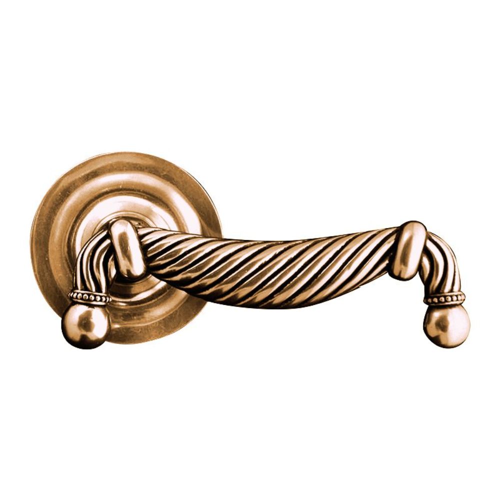 Vicenza DHPA8007-AG Equestre Door Handle Passage in Antique Gold