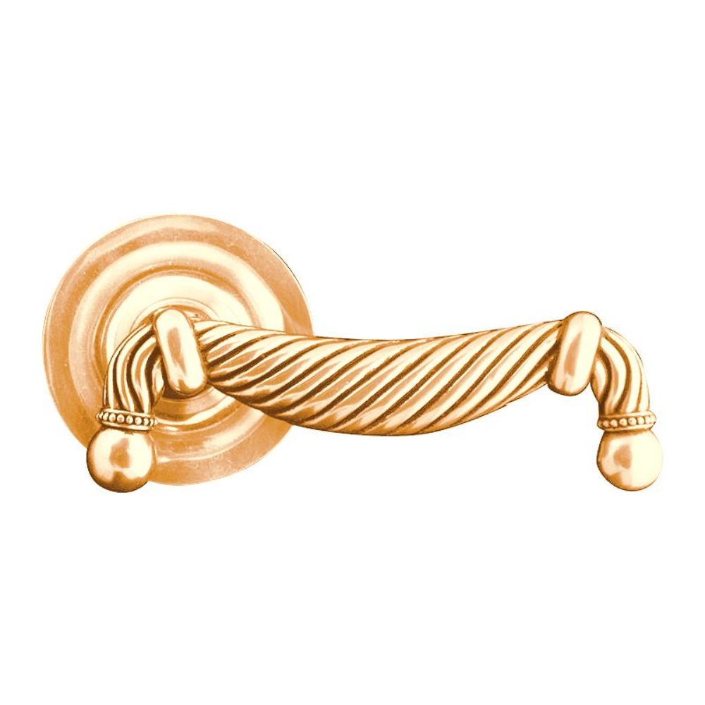 Vicenza DHPR8007-PG Equestre Door Handle Privacy in Polished Gold