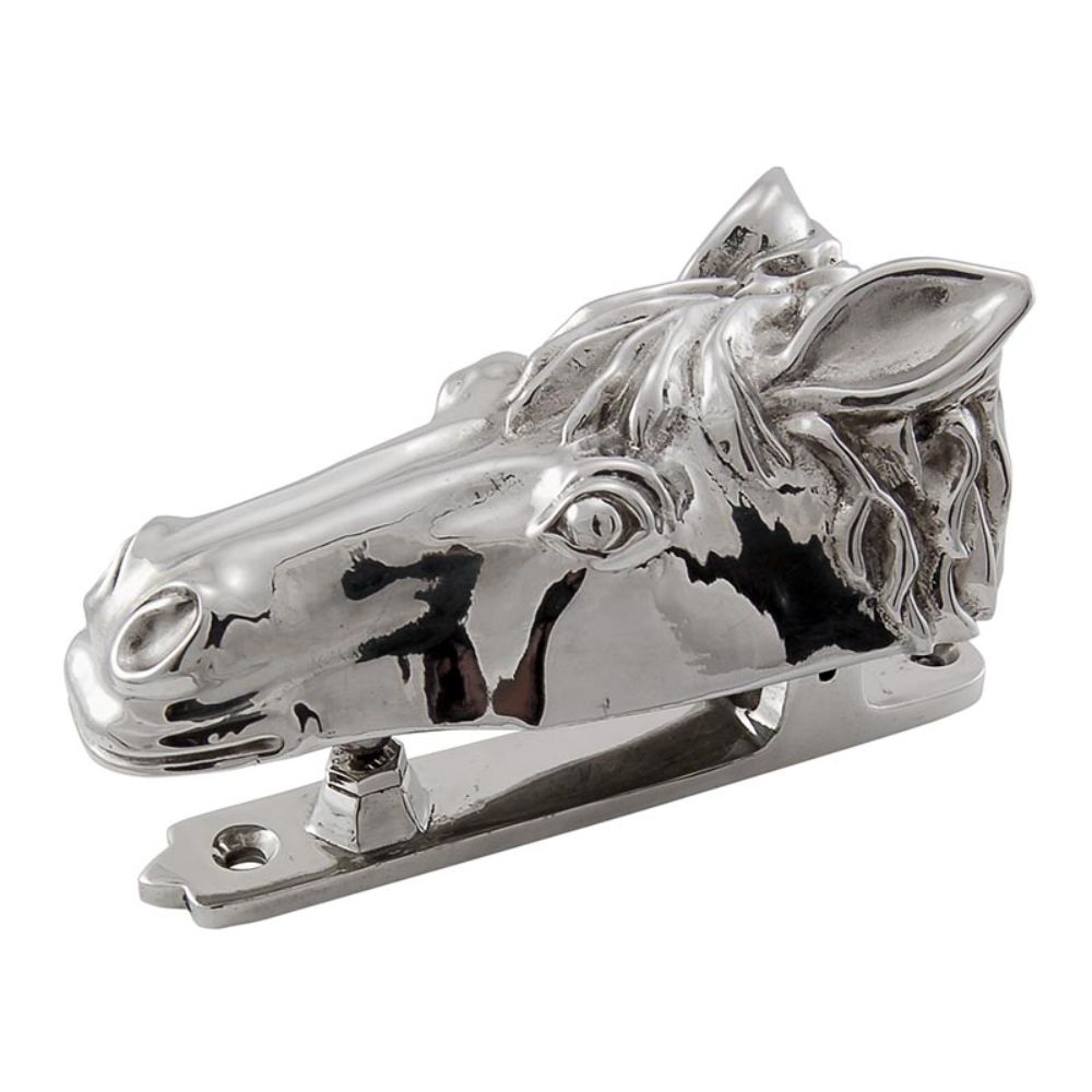 Vicenza DK9005-PS Equestre Door Knocker Horse in Polished Silver